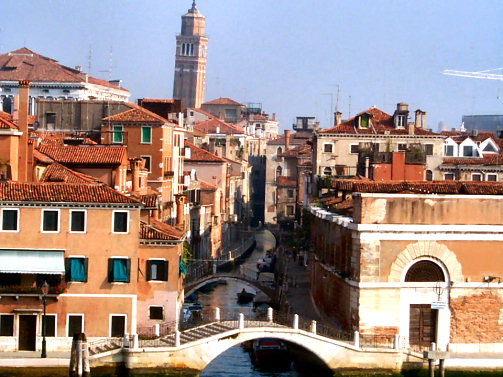 Canals in Venice Italy