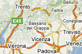 Vicenza - clicca per mappe interattive