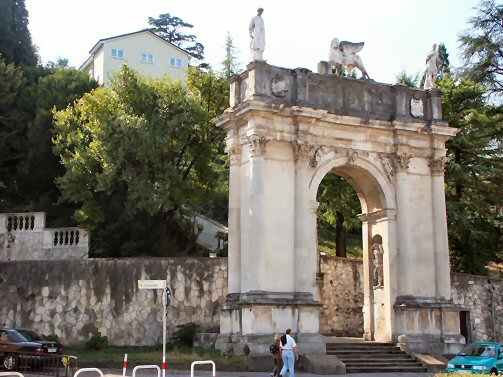 Arco delle scalette at the foot of Monte Berico in Vicenza